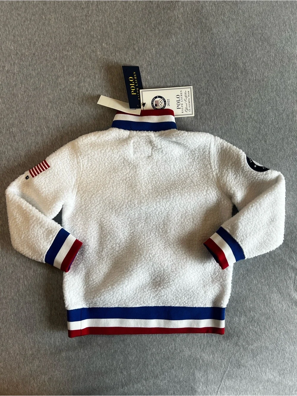 NWT Polo Ralph Lauren USA Olympic Team Fleece Pullover 4T Unisex